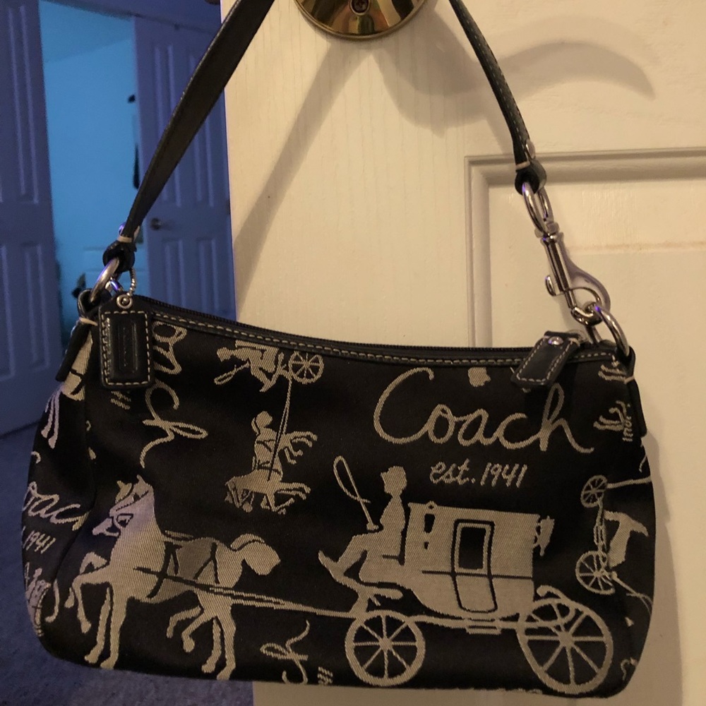 Authentic coach bag small shoulder